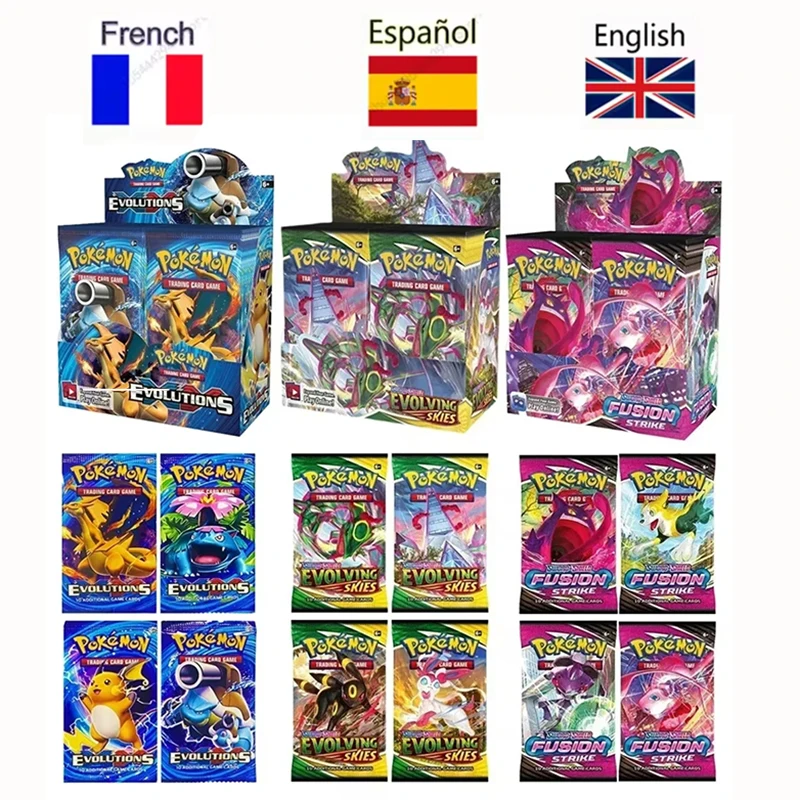 English Kids Education - New Pokemon Cards Chaos Rising Booster