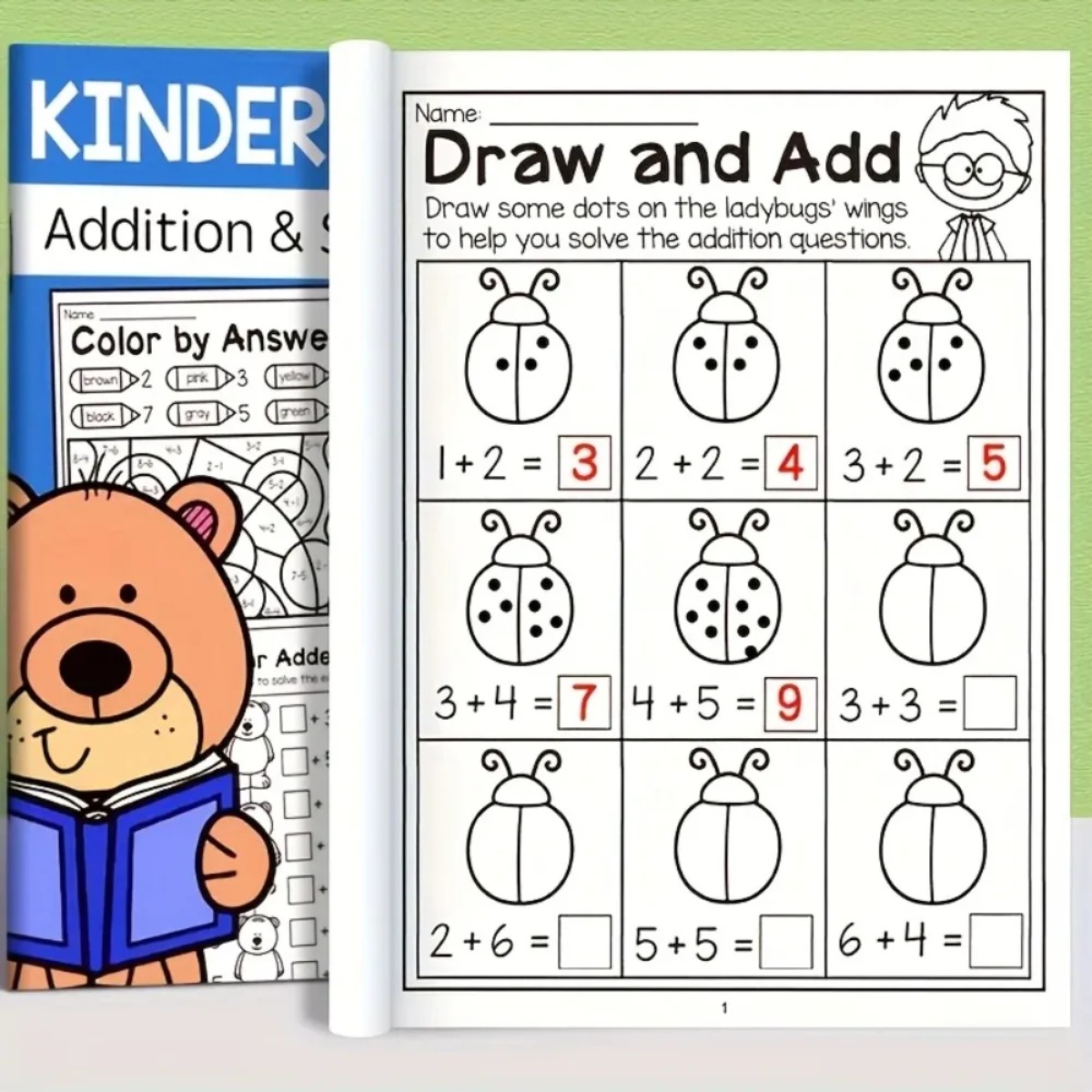 Kids Education Worksheet - Addition Subtraction Worksheets Puzzle Games Math