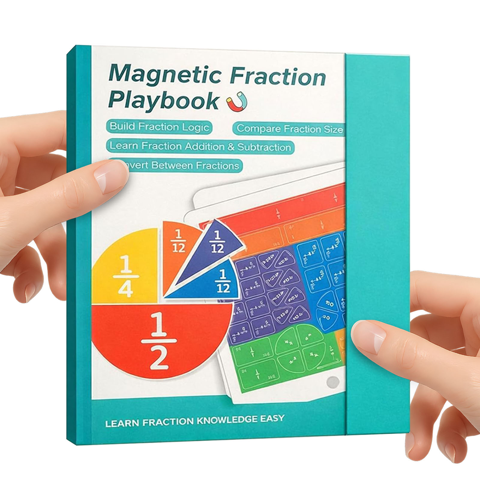 Math Manipulative Set - Fractions Teaching Aids Manipulatives Fraction Book