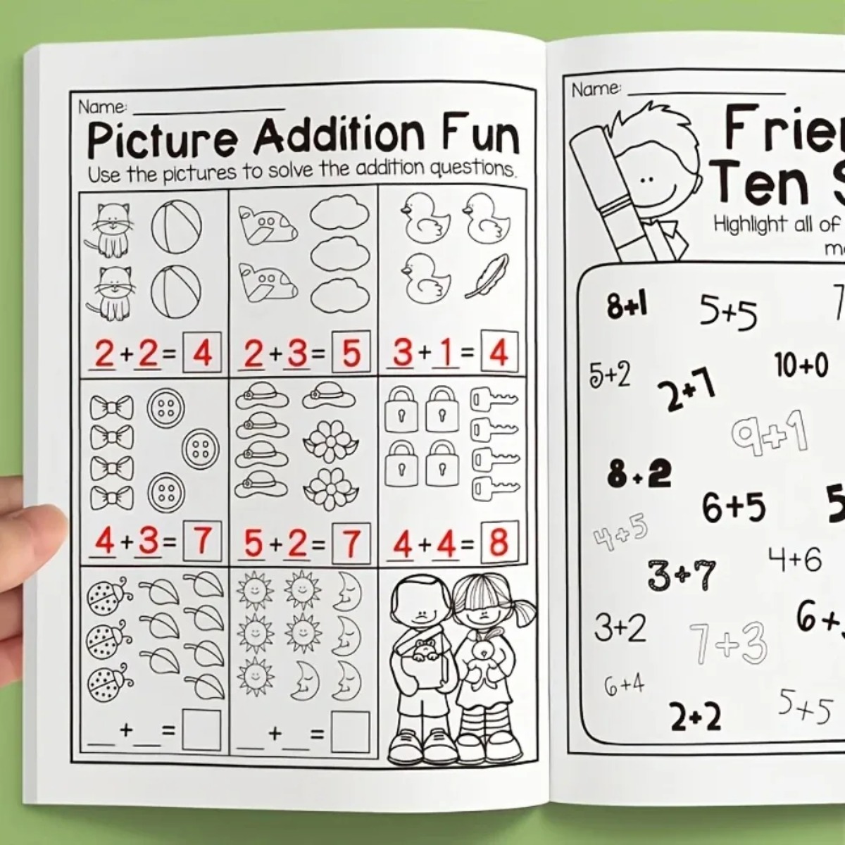 Math Practice Book Addition Su - огляд і ціна Kids Education Worksheet