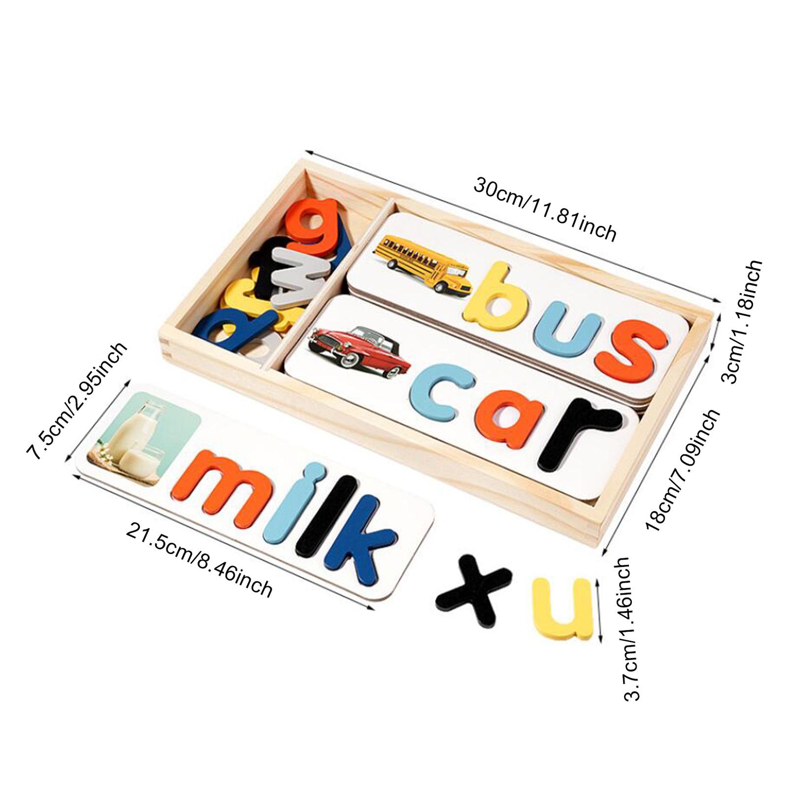 Wooden Spell Learning Toys,Mat - огляд і ціна Kids Educational Game 3