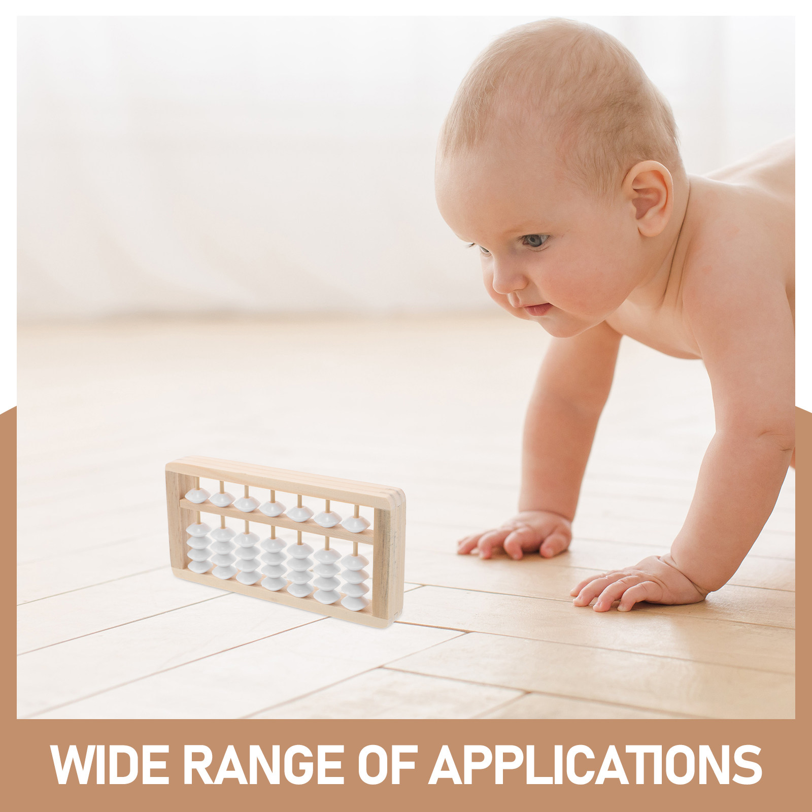 Mini Wooden Abacus Montessori  - огляд і ціна Kids Education Nursery