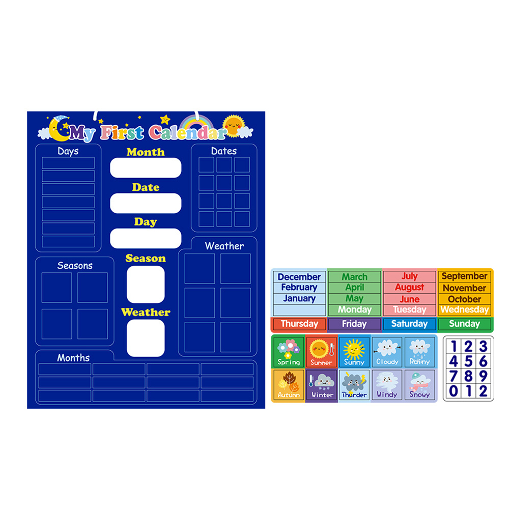 Weather Calendar Board Kids Ed - огляд і ціна Kids Education Planner