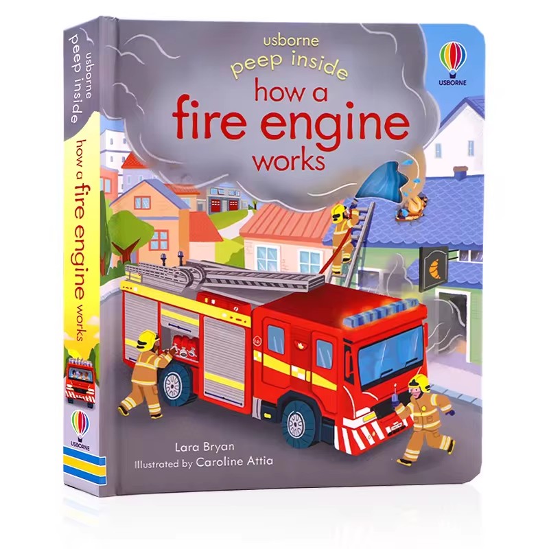 Usborne Peep Inside How A Fire - огляд і ціна English Kids Education