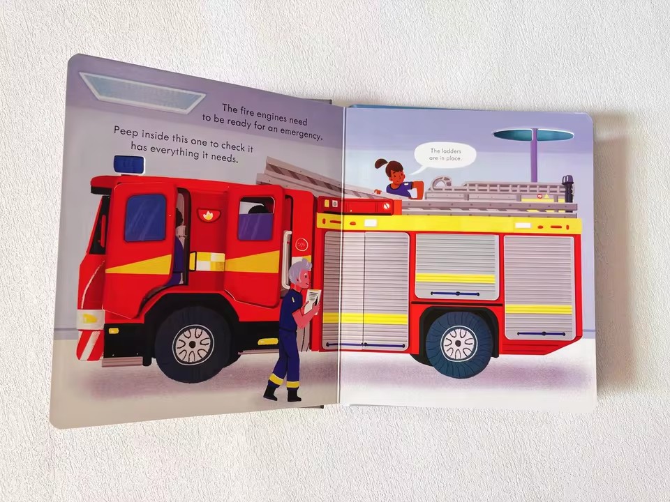 Usborne Peep Inside How A Fire - огляд і ціна English Kids Education