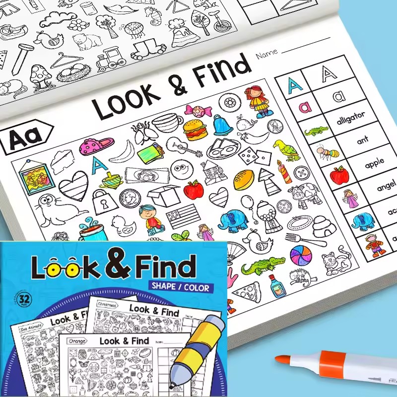Look And Find Coloring Book fo - огляд і ціна English Kids Education