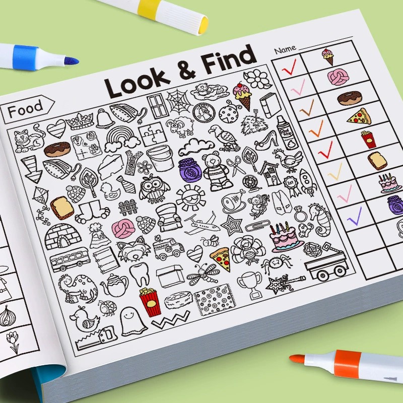 Look And Find Coloring Book fo - огляд і ціна English Kids Education