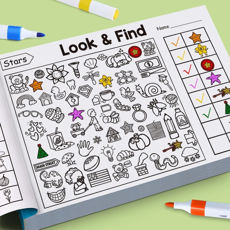 Look And Find Coloring Book fo - огляд і ціна English Kids Education