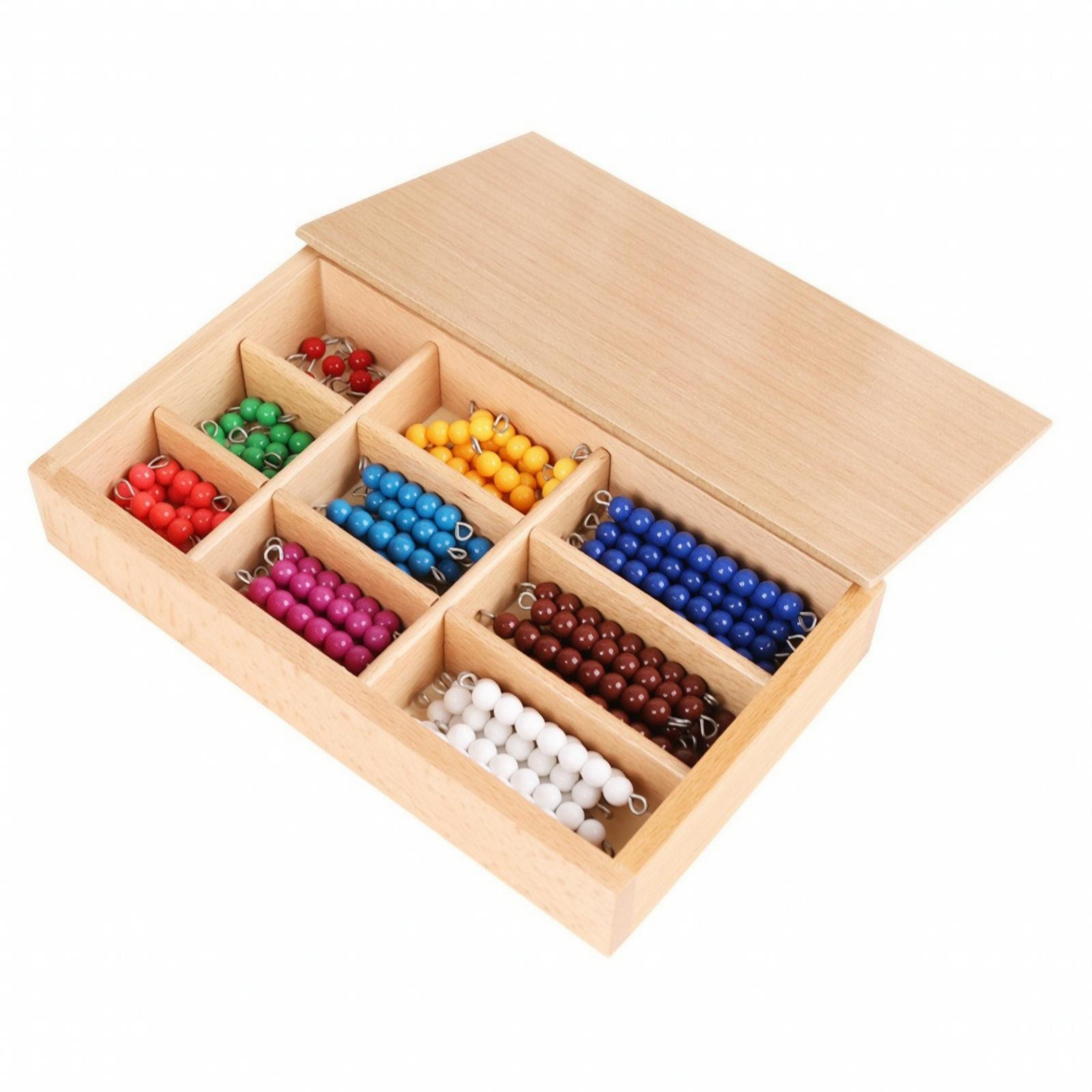 90 Pieces Bead Rod with Wooden - огляд і ціна Math Manipulative Set