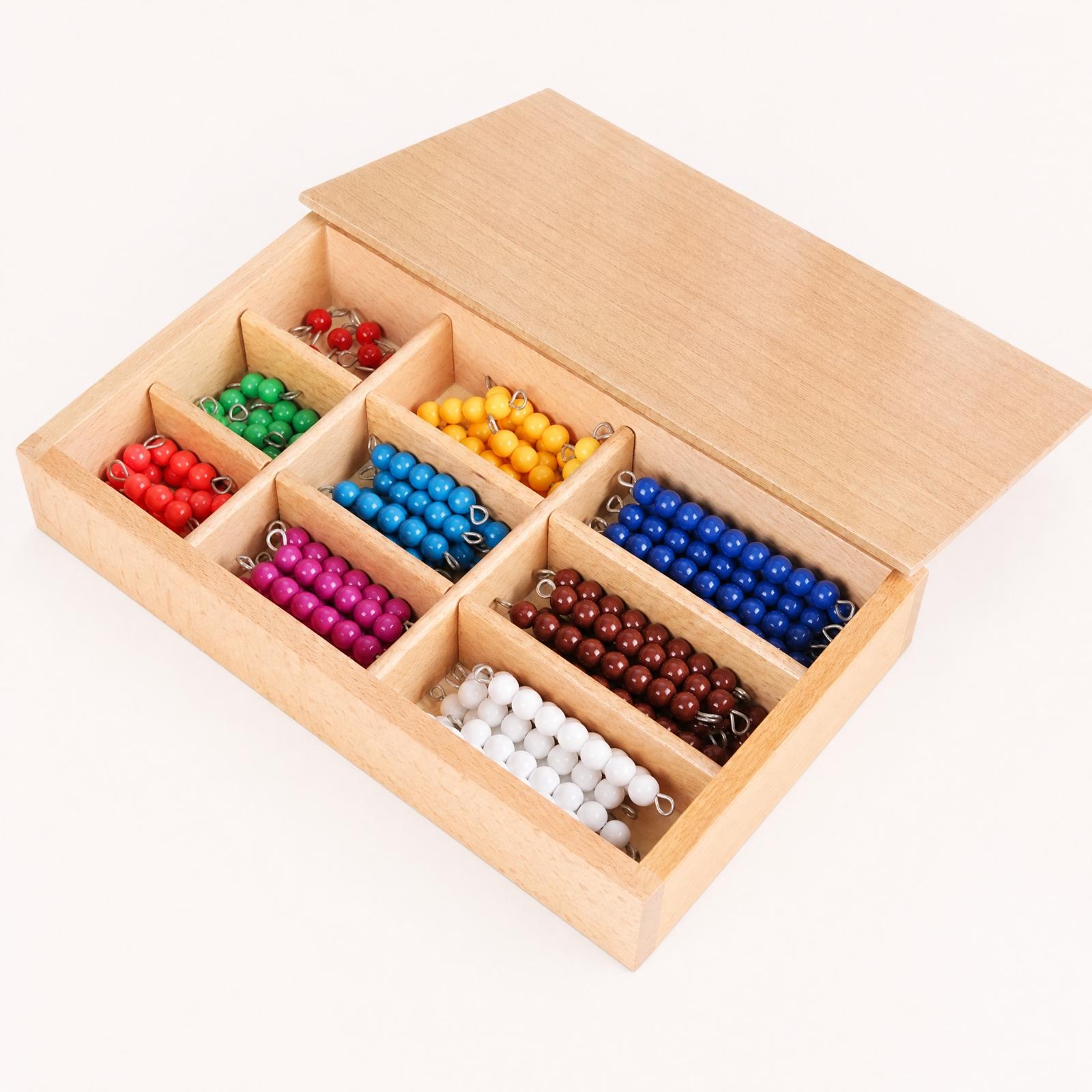 90 Pieces Bead Rod with Wooden - огляд і ціна Math Manipulative Set