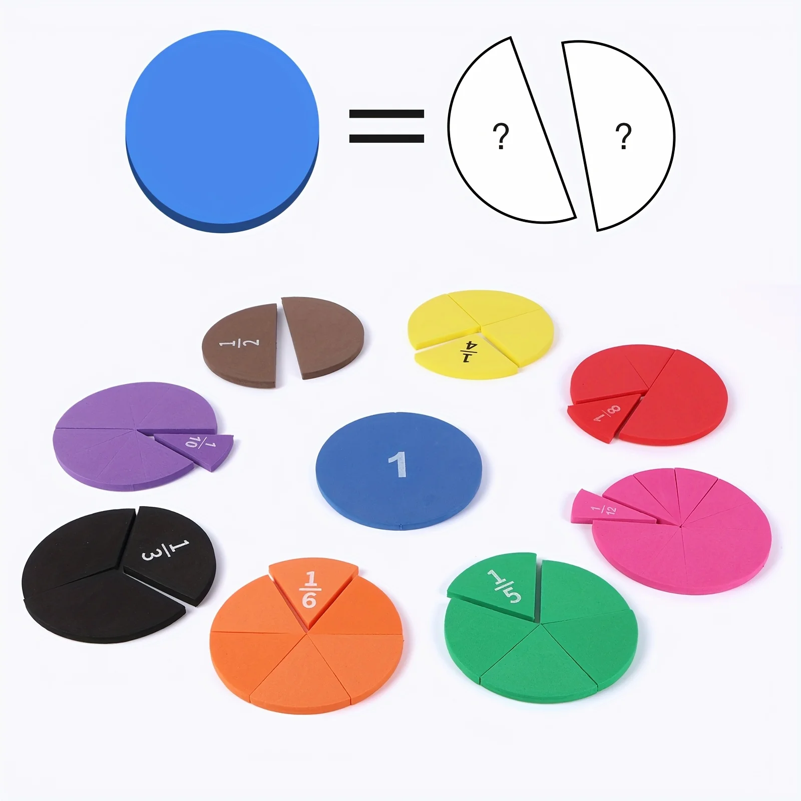 9 PCS Fraction Math Manipulati - огляд і ціна Math Manipulative Set