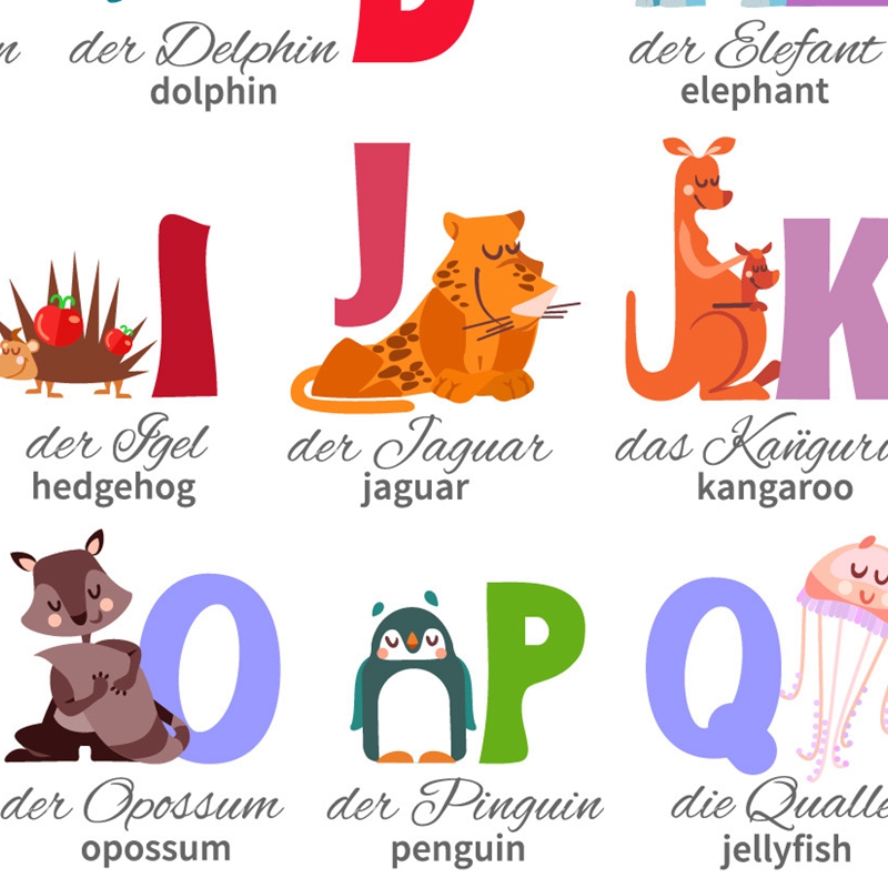 German Alphabet with Animals N - огляд і ціна Kids Education Nursery