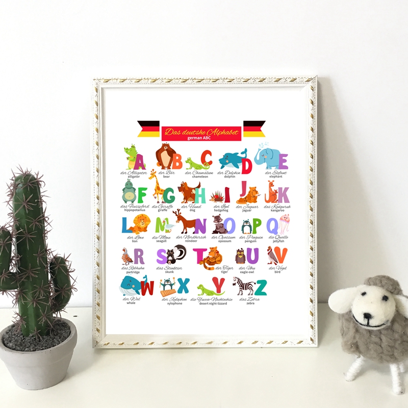 German Alphabet with Animals N - огляд і ціна Kids Education Nursery