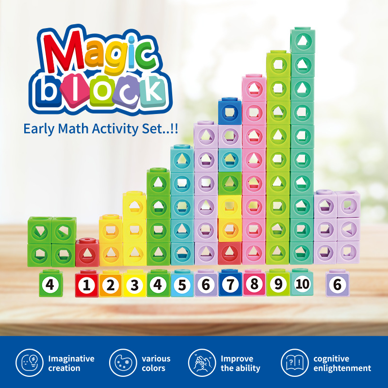 Digital Building Blocks 1-10 M - огляд і ціна Math Manipulative Set