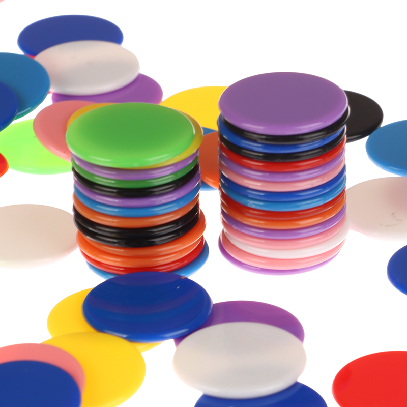 100Pcs Counting Chips Set 25MM - огляд і ціна Math Manipulative Set