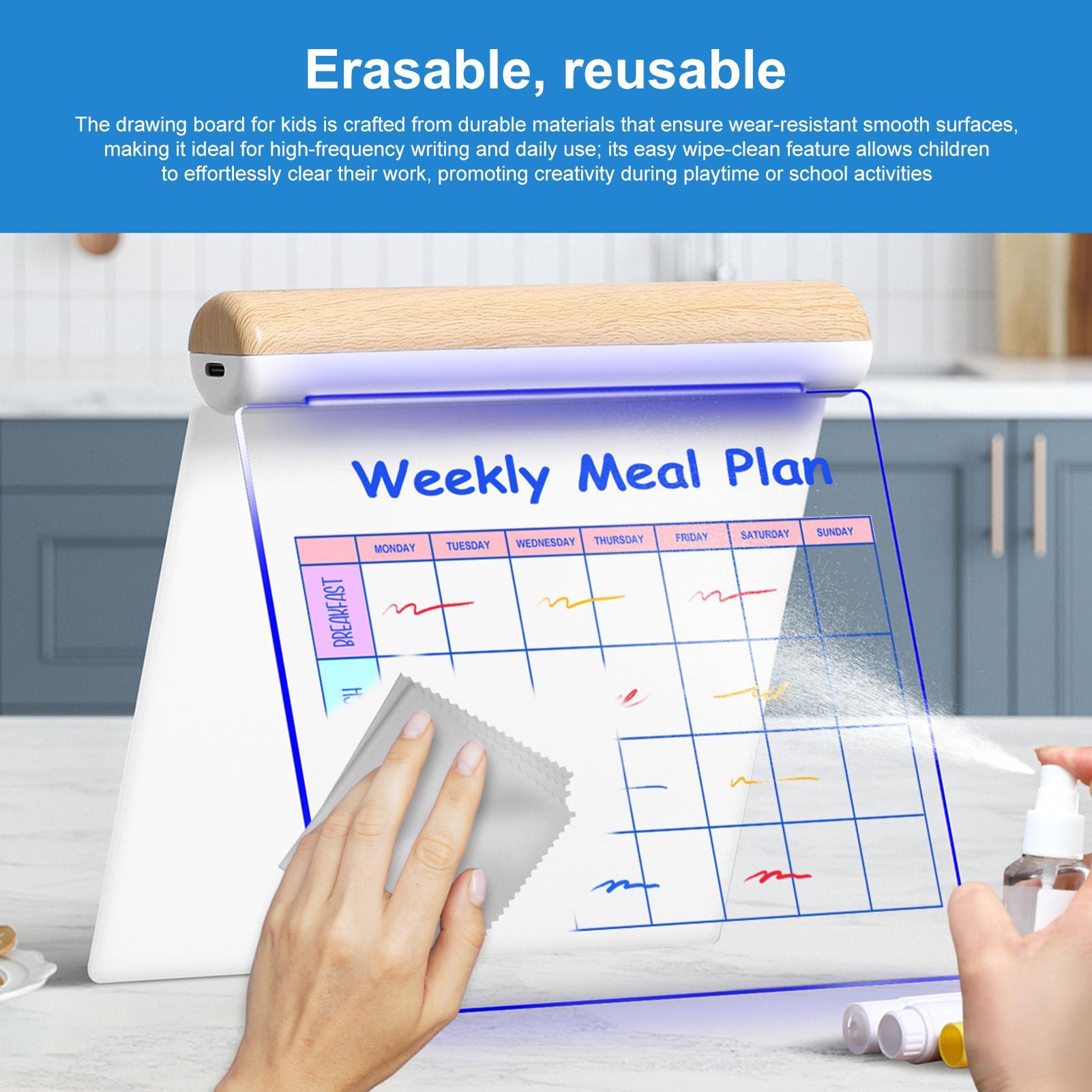 LED Drawing Board Dry Erase Ed - огляд і ціна Kids Education Plan