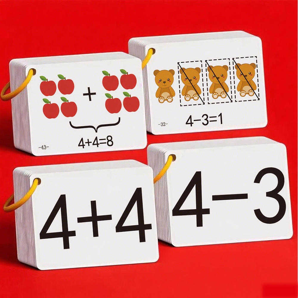 132 Cards with Addition and Su - огляд і ціна Math Manipulative Set