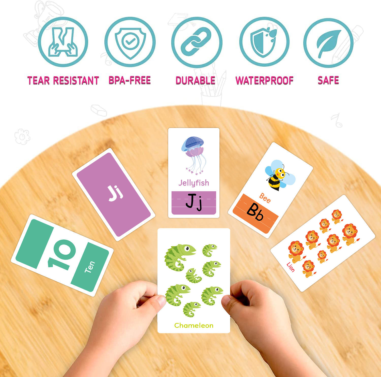 58PCS ABC Alphabet Flashcards  - огляд і ціна Abc Kids Early Education
