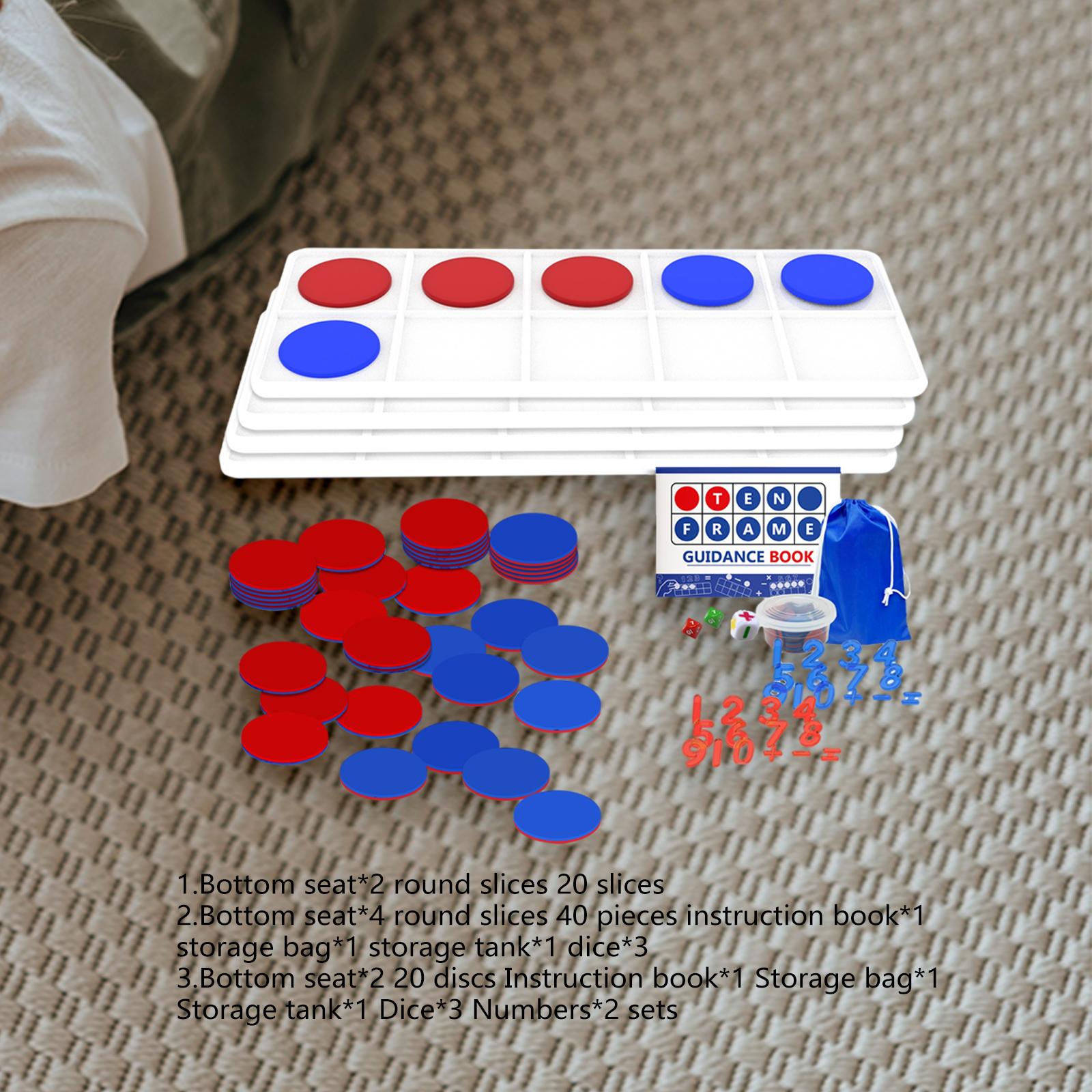 Giant Ten Frames Set Math Tool - огляд і ціна Math Manipulative Set