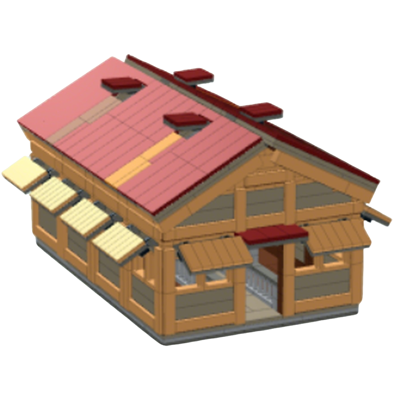 1115pcs MOC Pig Pen Town Plan  - огляд і ціна Kids Education Plan