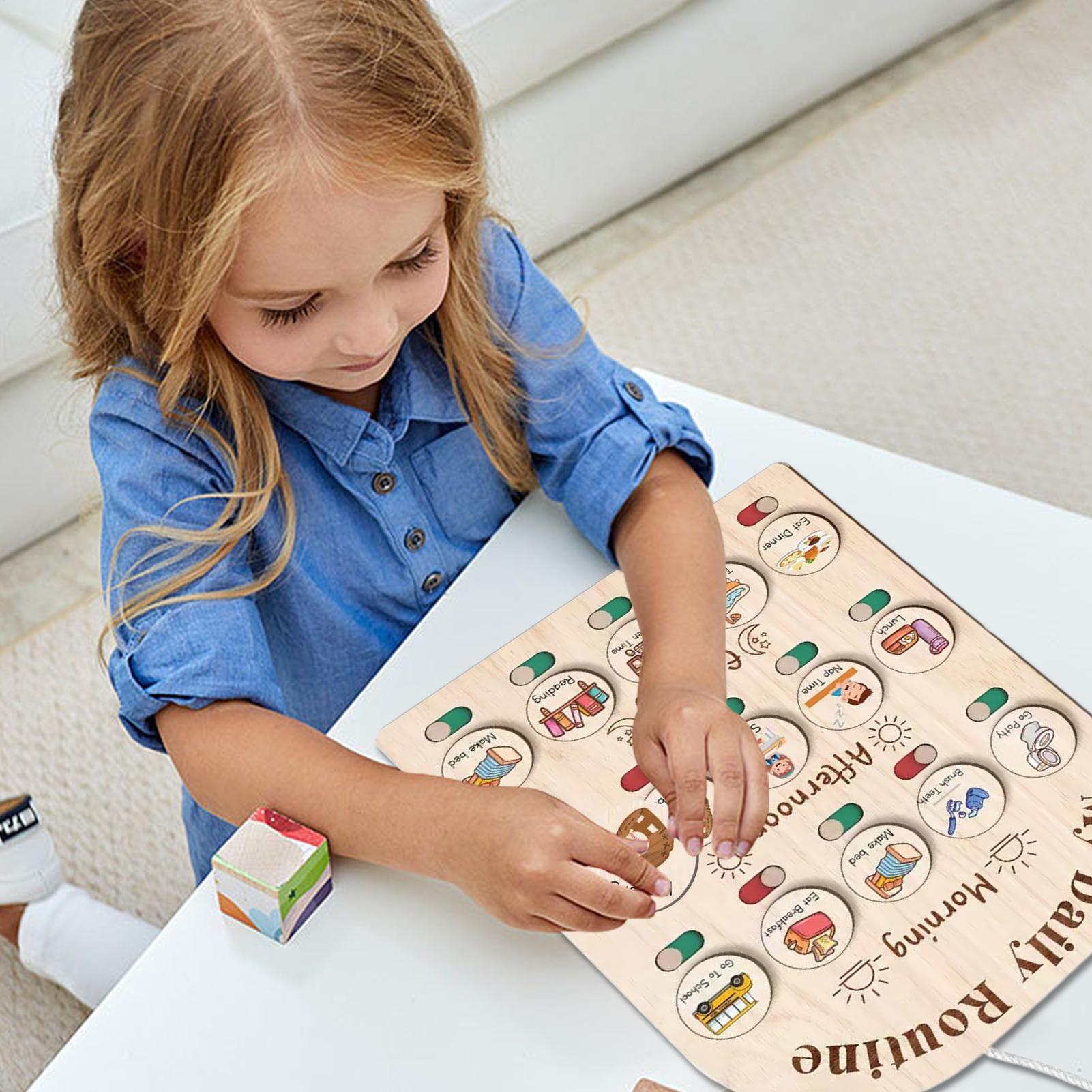 Visual Schedule For Kids Morni - огляд і ціна Kids Education Planner